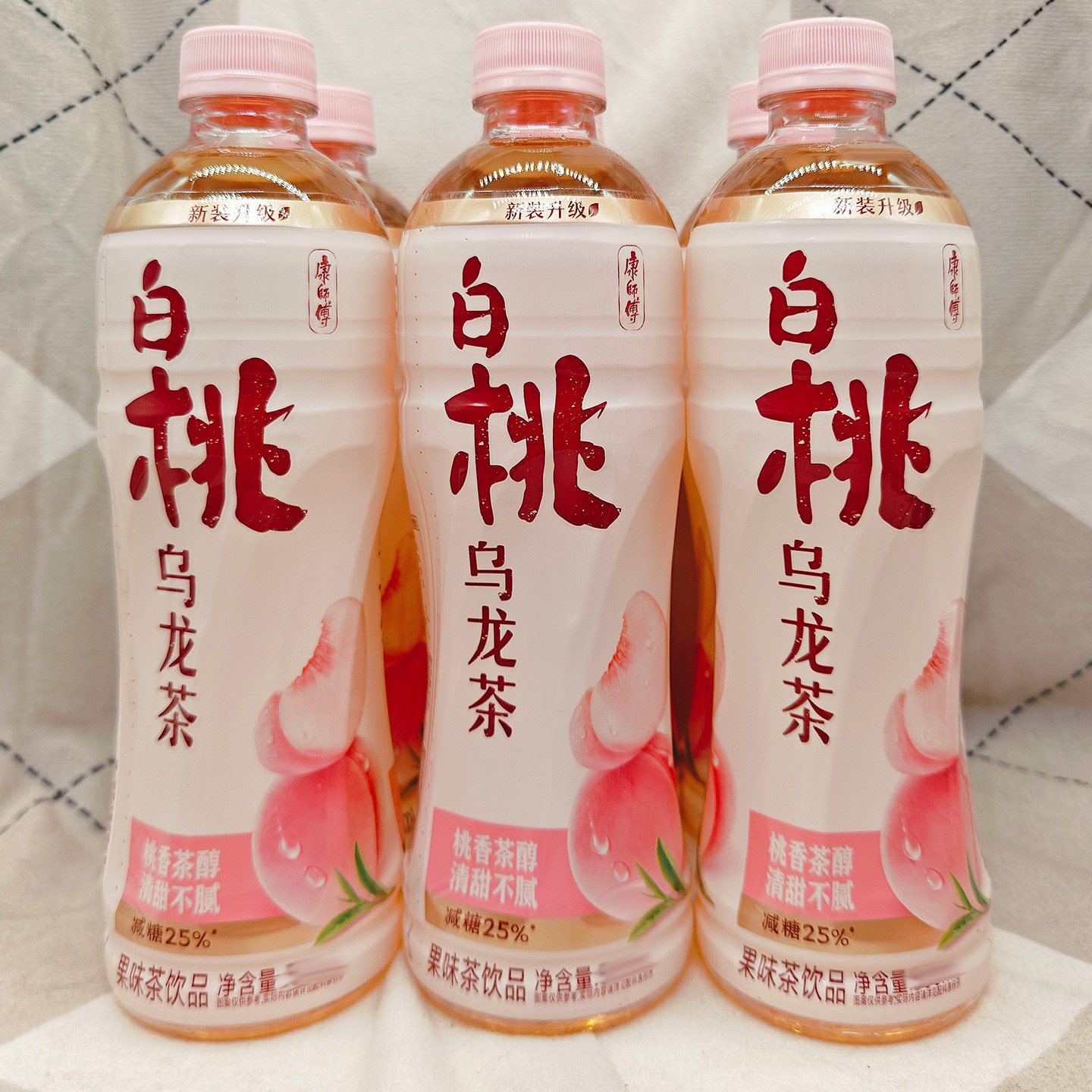 康师傅白桃乌龙茶500ml夏季解渴郊游野餐瓶装饮料解暑聚会分享