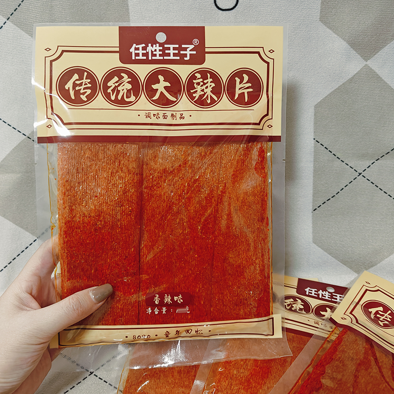 任性王子传统大辣片香辣味158g