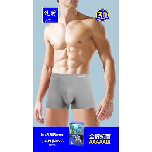 肥佬大码男士内裤粘纤50支纱柔软舒适5A级抗菌肥佬裤8L808