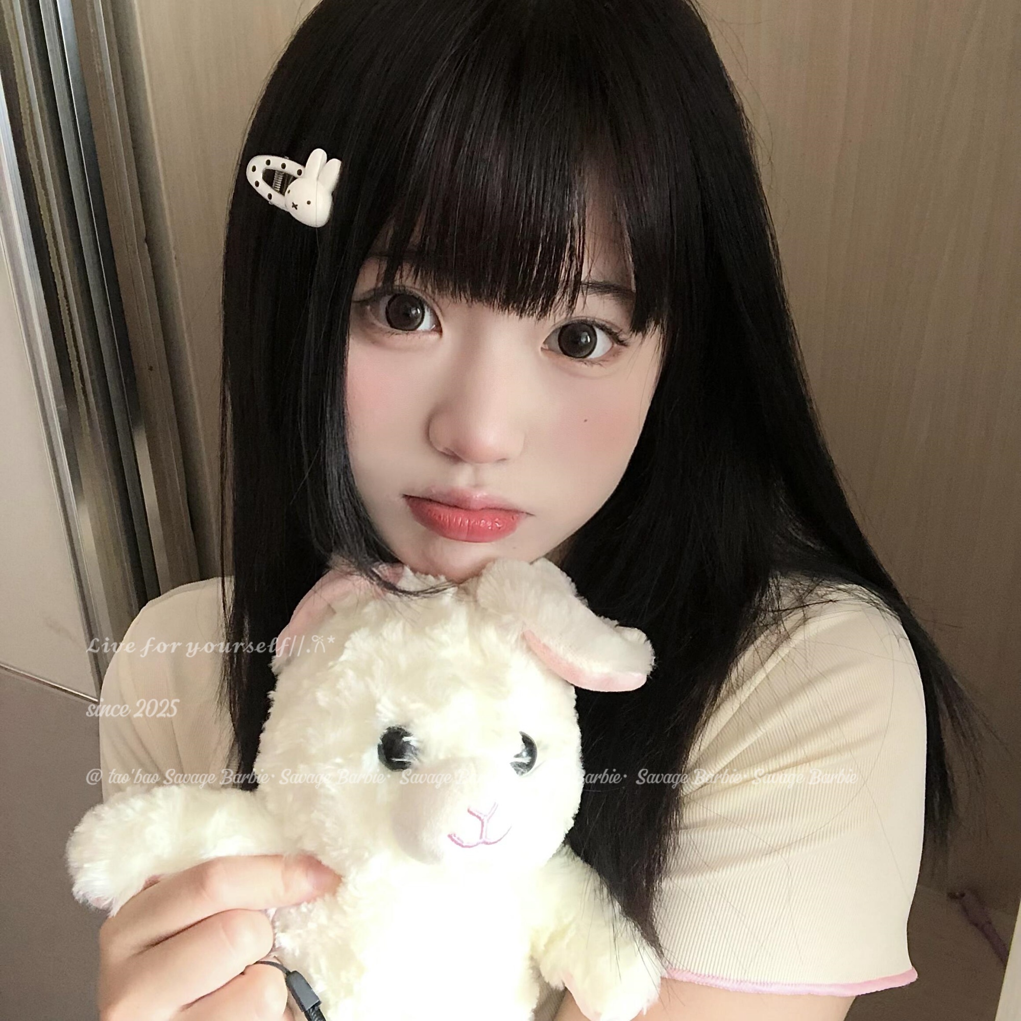 日系可爱二次元miffy米菲兔发夹