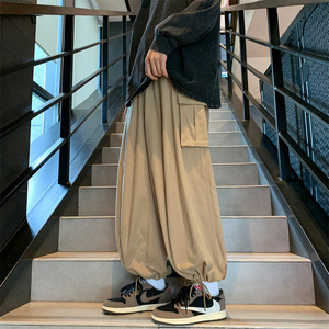 港风潮流工装长裤男 简单百搭休闲裤 KK708/P43图片