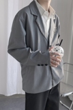 韩版休闲小西装男春季免烫正装西服外套男帅气XZ30，男装西服，电商D202-1