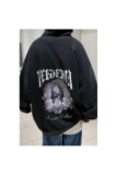 水洗做旧卫衣男美式高街连帽潮牌痞帅hiphop复古宽松外套W825-P55，女装短外套，电商D202-1