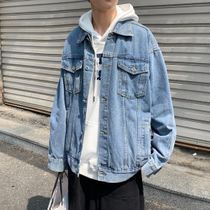 秋季港风牛仔夹克男女百搭韩版牛仔上衣外套JK03-P60