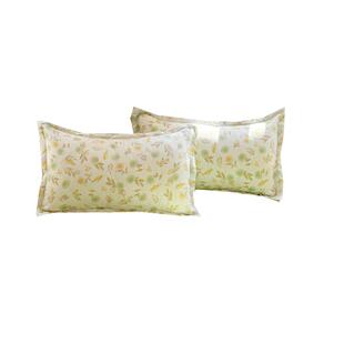 泡泡纱水洗棉枕套一对装ins家用48cmx74cm枕头套整枕芯内胆套成人