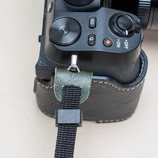相机三角环防护垫牛皮材质富士xt0二代xt5索尼a7c2m4尼康zfc配件