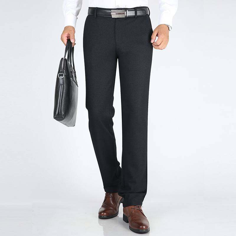 官方正品秋冬季厚款青中年男式弹力休闲裤韩版修身时尚男裤长裤子