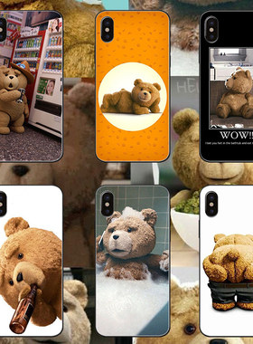适用痞坏小熊美剧泰迪Ted保护套苹果7vivo华为mate60ppro红米三星S21小米iPhone15promax手机壳