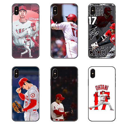 适用棒球でエンゼルス大谷翔平二刀流保护套苹果7vivo华为mate60ppro红米三星S24小米iPhone15pro手机壳