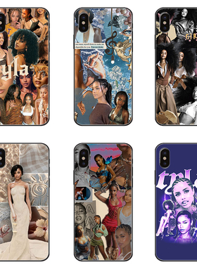 适用可爱歌手Tyla Watcer苹果13IPhone11手机壳15proMax红米note9vivo华为mate60pro三星S24p保护套
