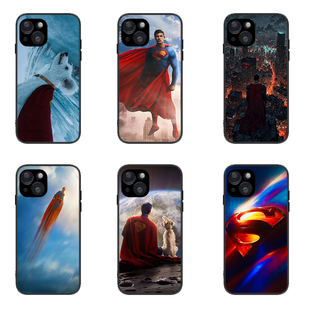 适用超人传承Superman克拉克保护套苹果15vivo华为mate60红米vivo三星S23S24+小米iPhone16pro手机壳