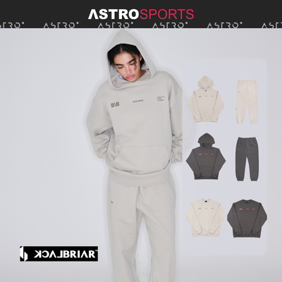 BLACKBRIAR黑荆棘 基础款运动风连帽卫衣运动裤男女同款