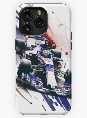 F1赛车亮面菲林手机壳适用15ProMax苹果14红牛队iPhone16华为P70红米K60皮埃尔加斯利vivo一加ace2小米13oppo