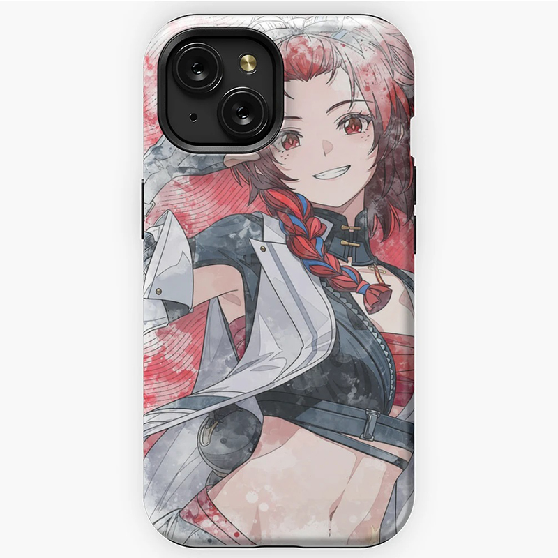 亮面菲林硬套鸣潮手机壳适用15ProMax苹果14puls炽霞iPhone13华为P70周边vivo一加ace3v小米12保护套oppo个性