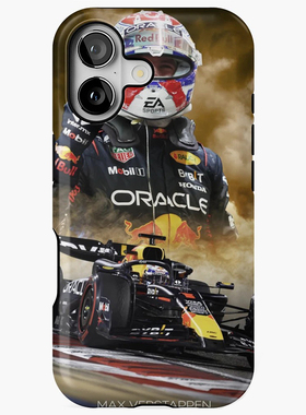 F1赛车Magsafe菲林硬套手机壳适用17Air苹果16E防摔15plus磁吸14马克斯维斯塔潘iPhone13菲林12promax保护套