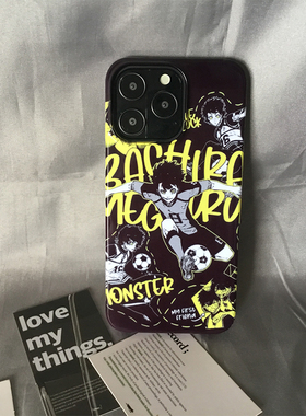 BLUE LOCK手机壳适用于17Air苹果16Pro华为Pura80荣耀300蓝色监狱iqoo13一加ace5小米15红米K80蜂乐回reno14