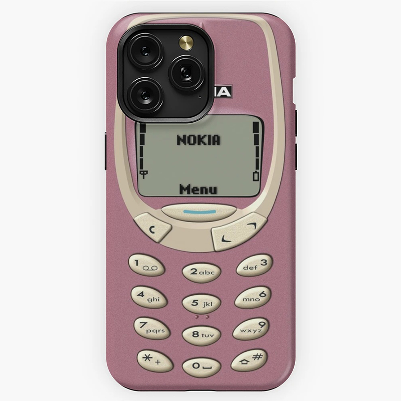 亮面菲林硬壳15ProMax手机壳适用苹果14puls诺基亚iPhone13华为P60文字vivo一加ace3小米12s创意oppo个性复古