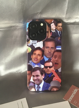 the office菲林手机壳适用17Air苹果16Pro华为Pura80荣耀300美剧VIVOiqoo13一加ace5小米15红米K80OPPOreno14