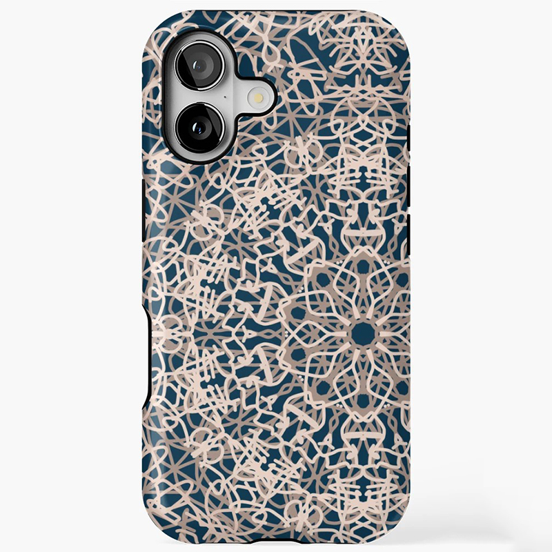 蕾丝画面叠层Magsafe菲林硬套手机壳适用于iPhone17Air苹果16E防摔15plus磁吸14小众ip13个性12promax保护套