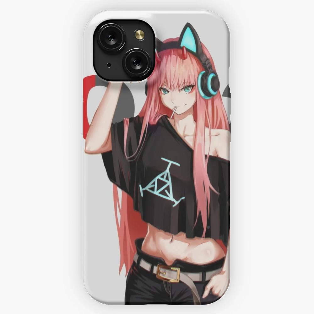 个性亮面菲林硬壳darling in the FRANXX适用iPhone15promax手机壳14plus苹果13国家队02小米11零二一加ace3v