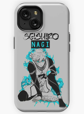 亮面菲林硬壳BLUE LOCK漫画蓝色监狱15ProMax手机壳适用苹果14Plus凪诚士郎iPhone13vivo一加小米oppo华为P70