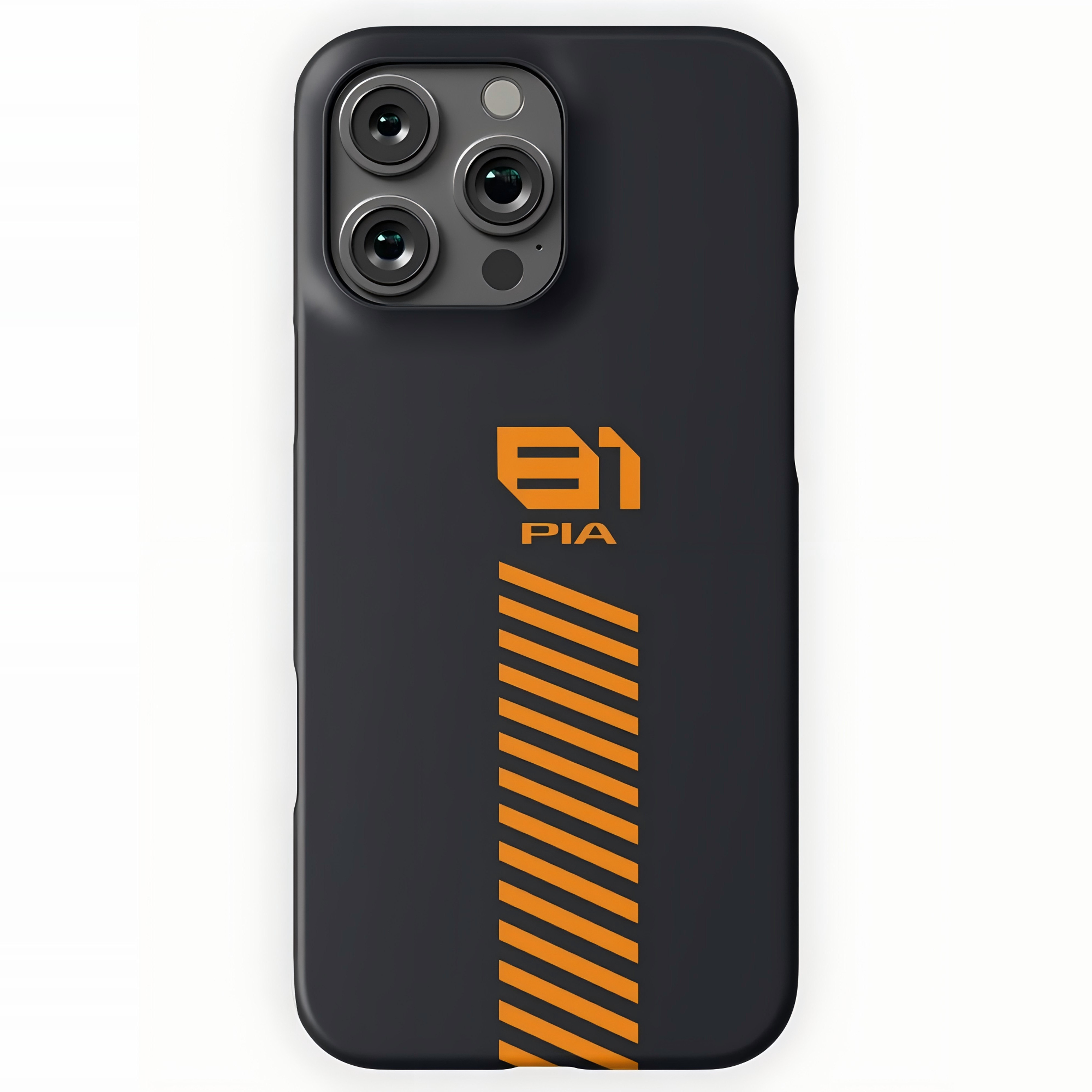 迈凯伦F1赛车皮亚斯特里手机壳适用苹果17Air大孔纯色皮纹16Promax防摔iphone15全包13创意ip14保护套薄耐脏