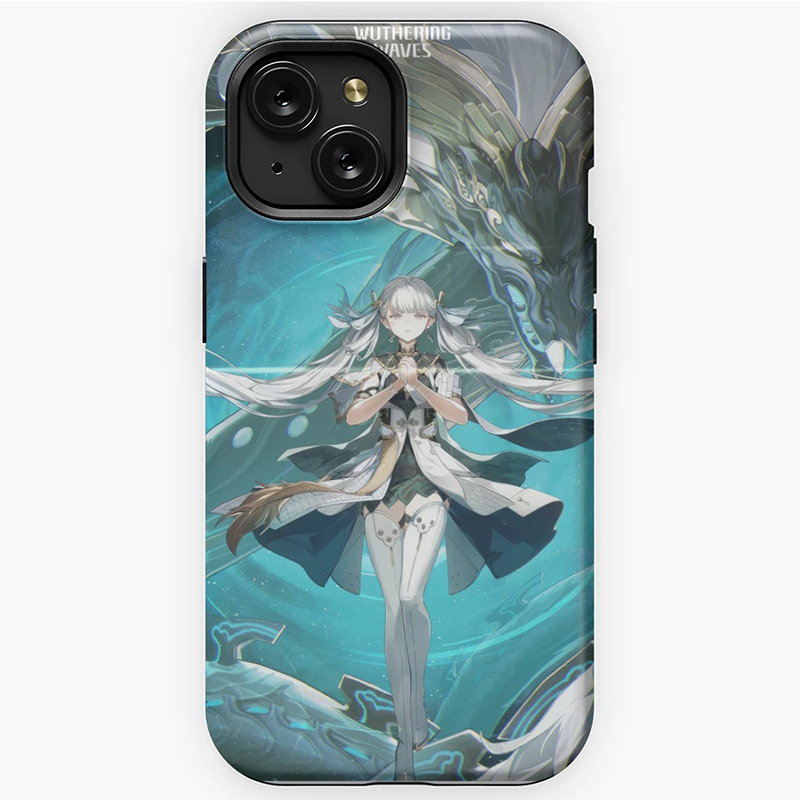 亮面菲林硬套鸣潮手机壳适用15ProMax苹果14puls今汐iPhone13华为P70周边vivo一加ace3v小米12保护套oppo个性