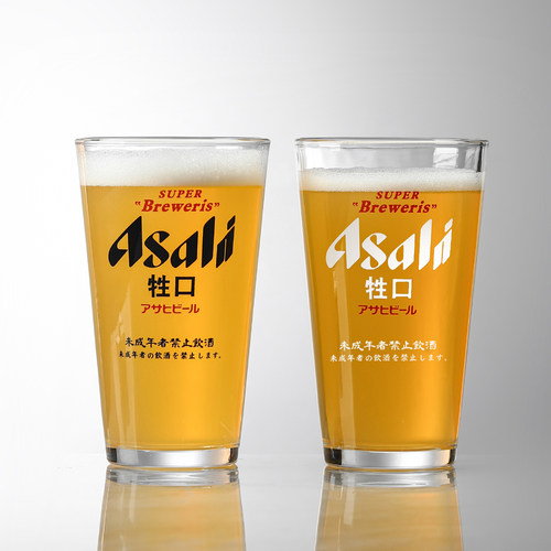大容量牲口精酿杯朝日文案啤酒杯