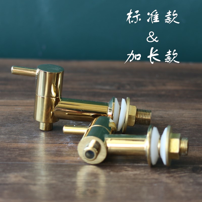 麦饭石木鱼石水桶水嘴水缸紫砂饮水机净水器配件非纯铜水龙头水