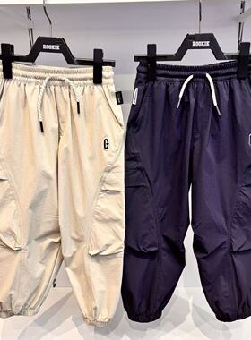 CONVERSE匡威26年夏男女童休闲百搭运动束脚工装长裤CV2622268