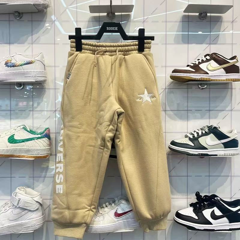 24年秋冬匡威男女童加厚绒运动裤