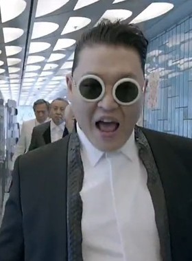 鸟叔绅士白色同款墨镜黑客帝国