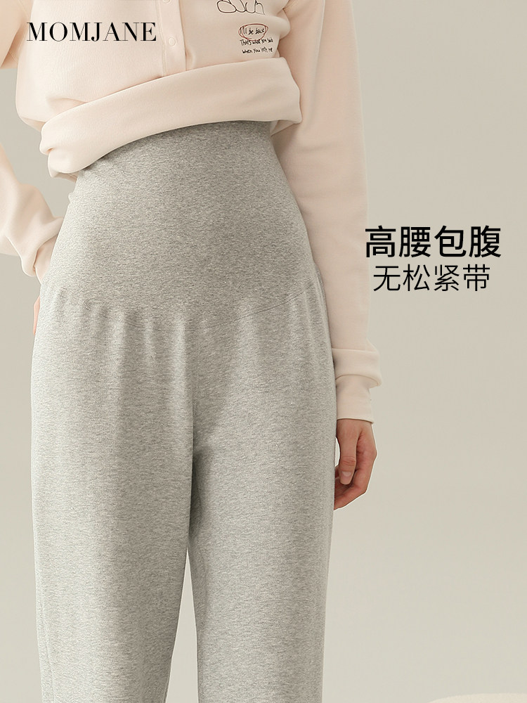 산후복 가을겨울 플러스 벨벳 임산부 잠옷 산후수유 따뜻한 가을옷과 긴바지 가정복 11월