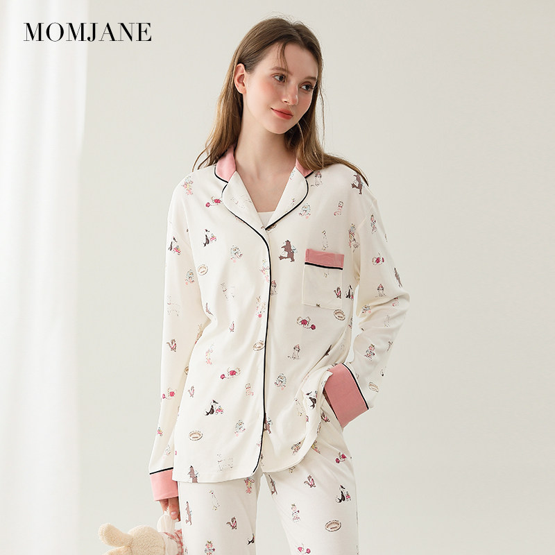 月子服秋冬孕妇睡衣母婴家居服