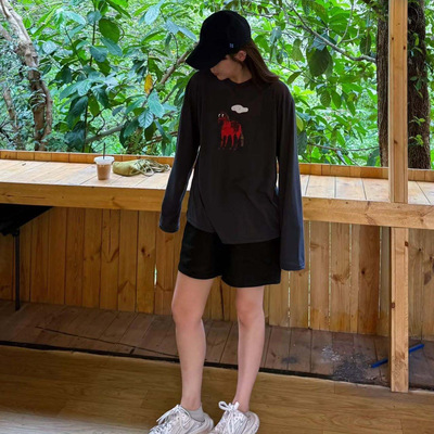 双重印花T！水浆小马+植