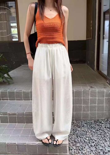 2026年新款名欧K27211-1夏季百搭宽松款女显瘦百搭款女士长裤