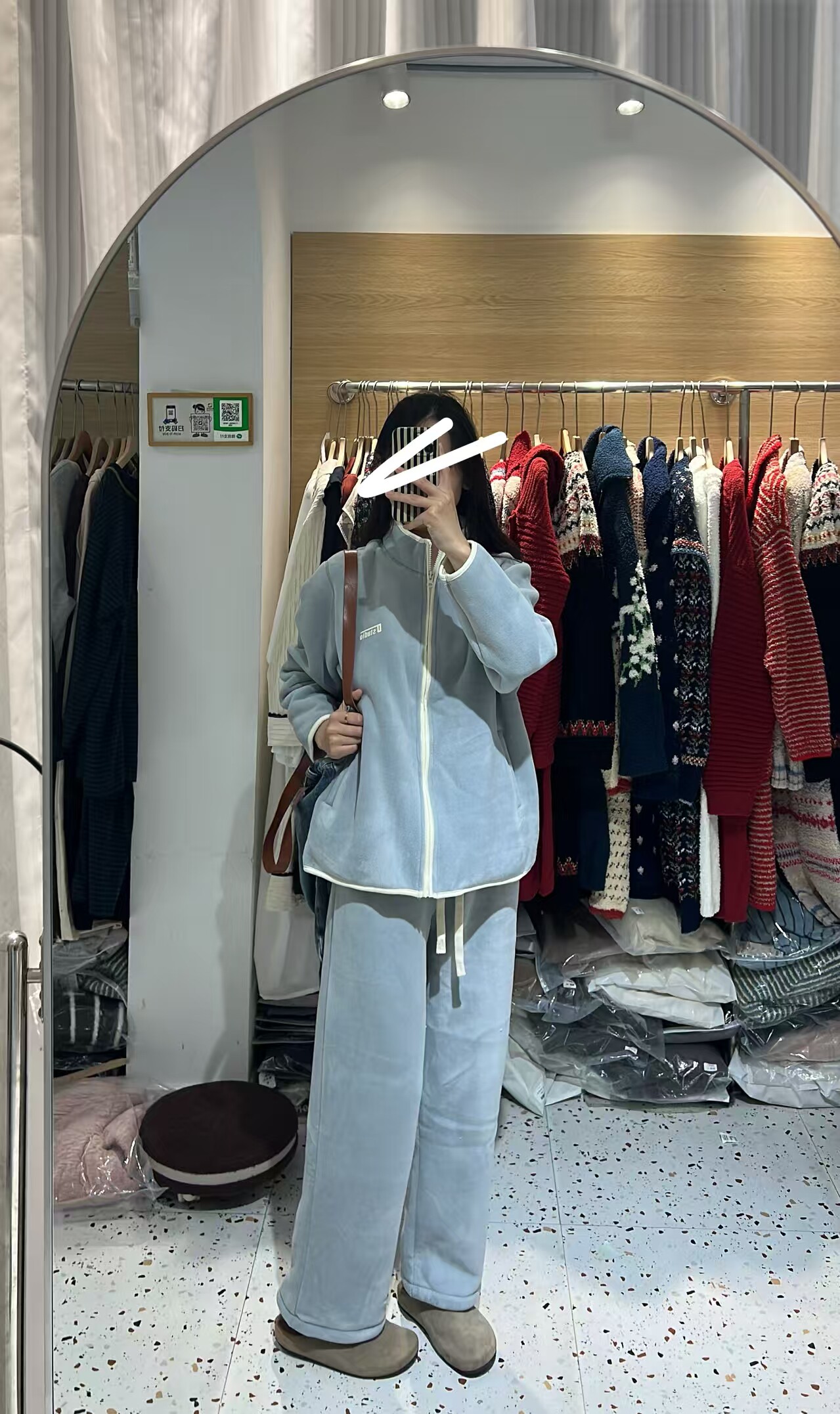 简约高级感摇粒绒睡衣女冬季加厚加绒保暖拉链家居服套装可外穿