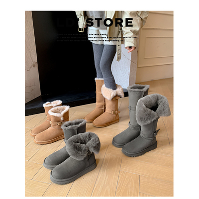 【现货！秒发】厚绒保暖雪地靴