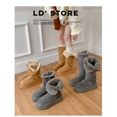 【现货！秒发】厚绒保暖雪地靴