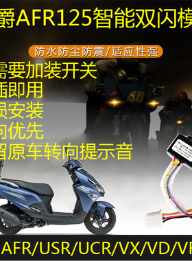 适用豪爵AFR/USR/UCR/VX/VD/VF/UFD125超级鹰双闪开关刹车爆四闪