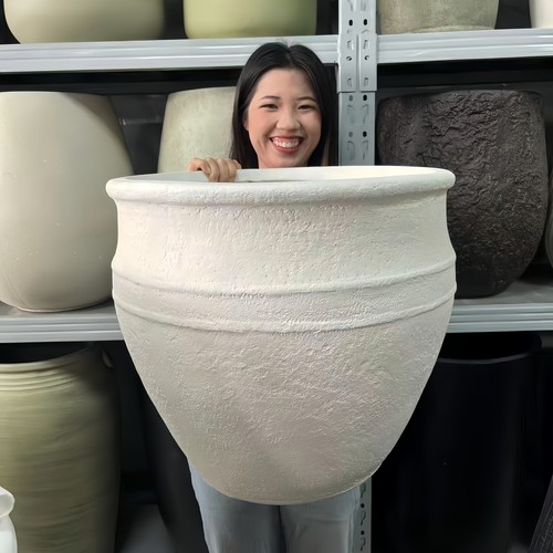 仿古大陶罐南法风新中式中古风侘寂风地中海风格民宿酒店庭院花盆