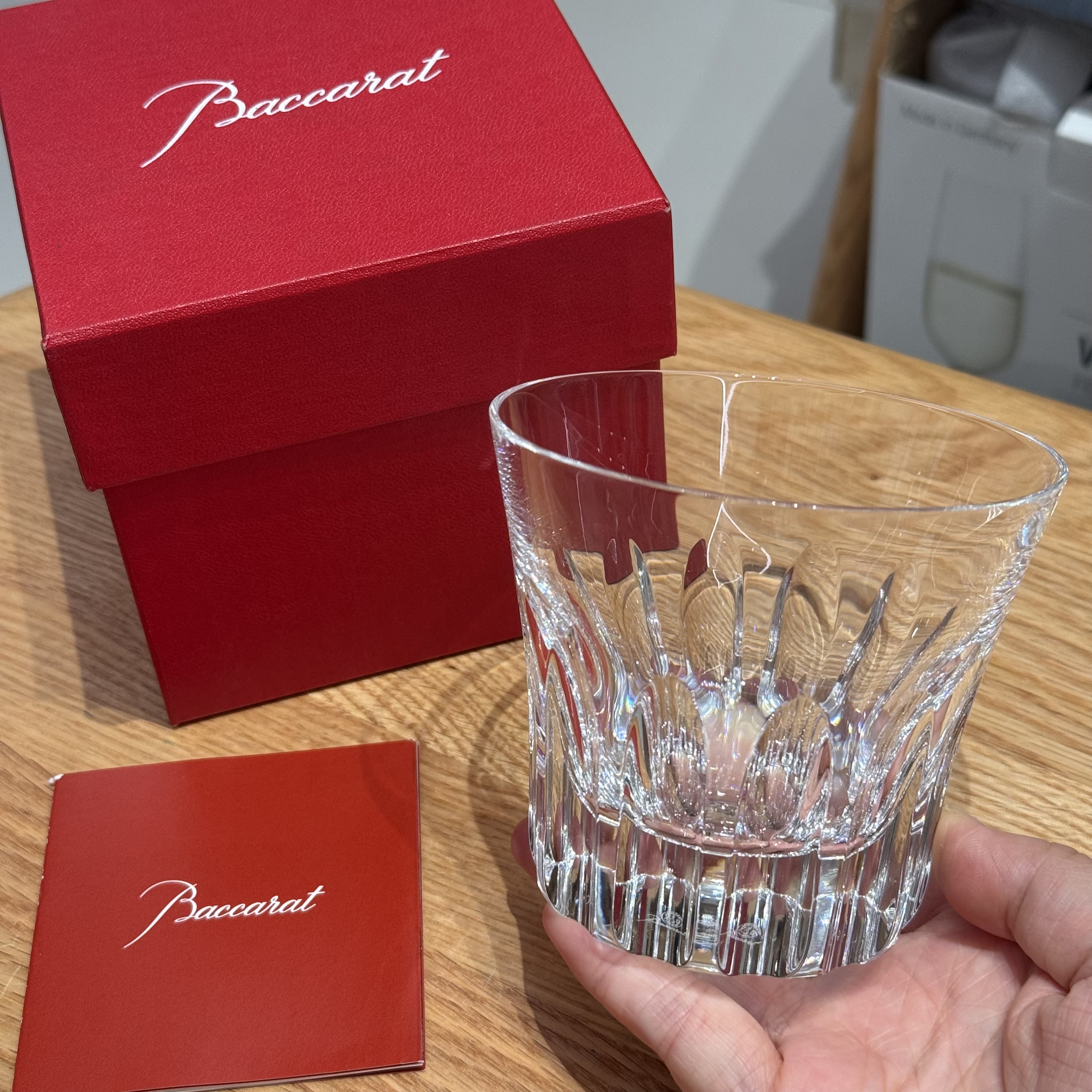 法国Baccarat巴卡拉ETNA火山杯威士忌水晶酒杯 原盒全新 保真
