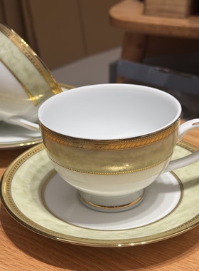 日本Ashford 英伦复古风格重鎏金咖啡杯红茶杯 200ml 全新