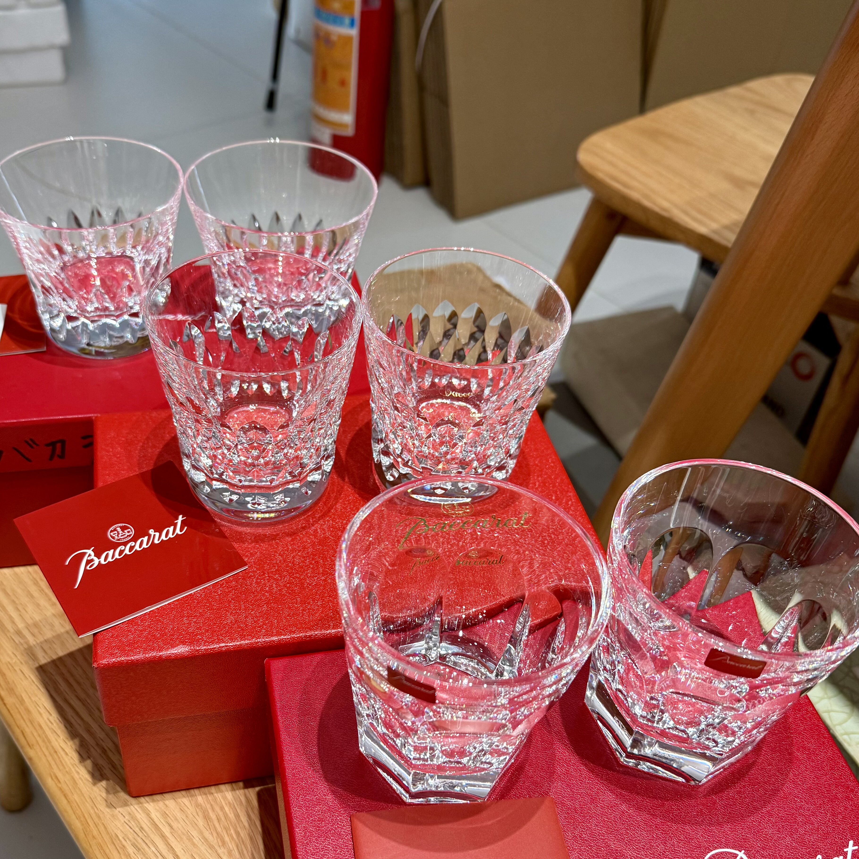 法国Baccarat巴卡拉水晶杯威士忌酒杯烈酒杯 日本中古原盒保真