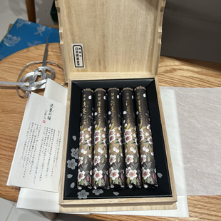 日本香堂宇野千代经典樱花线香 原盒五把 正品保真