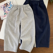 舒适好裤 弯刀裤 型 针织运动裤 男童香蕉长裤 好穿不贵