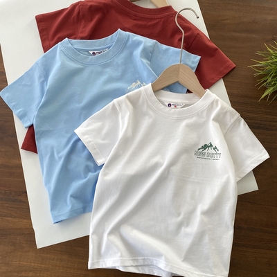 A类100棉/清凉舒适/雪山短袖T恤