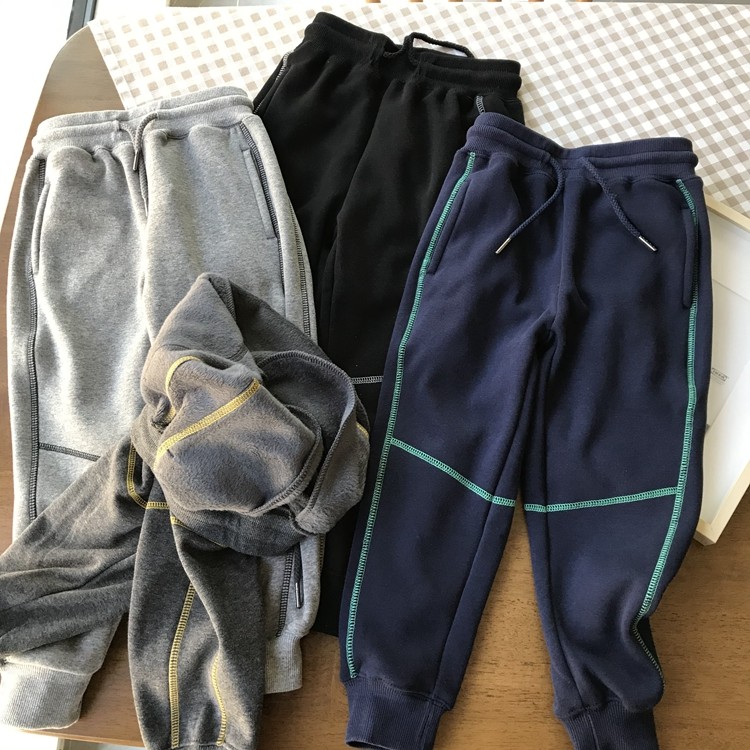舒软一体绒。微弹力 膝盖不鼓包。实惠的男童加绒运动裤 中厚长裤,童装/婴儿装/亲子装,裤子,淘宝优惠券,粉丝福利购,淘宝优惠卷