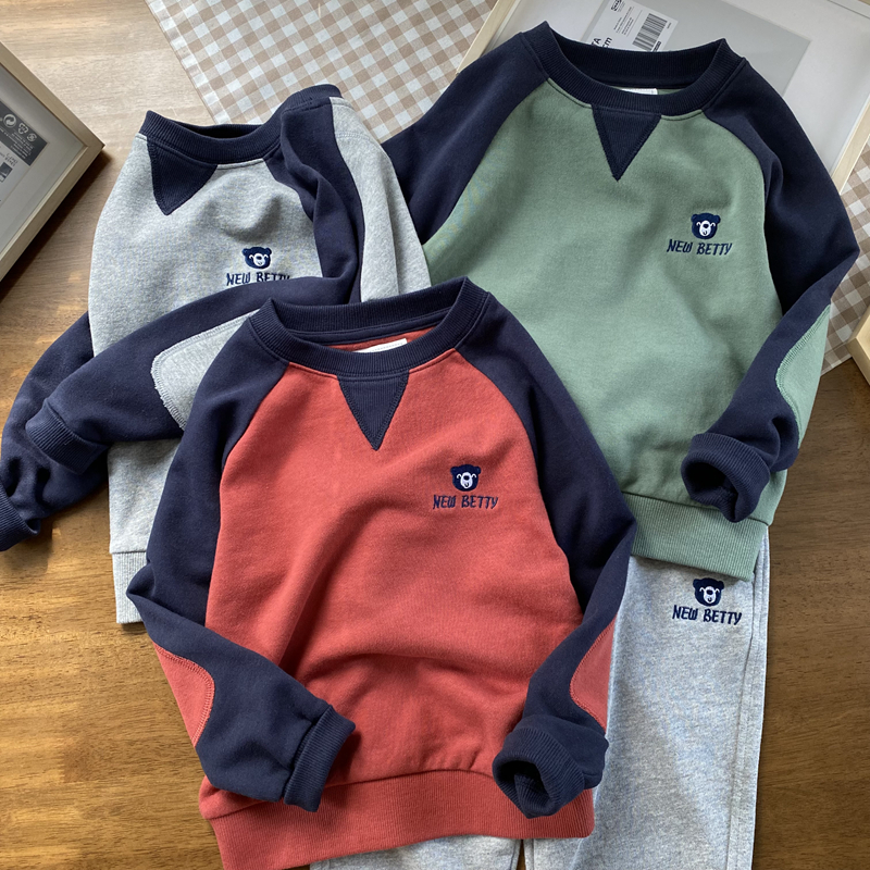 男童圆领卫衣套头衫大厂