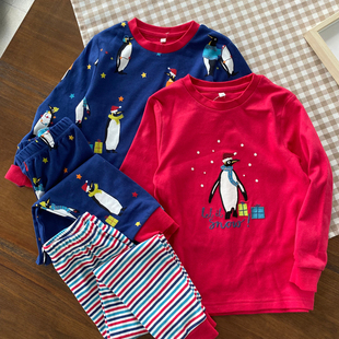宝宝家居服睡衣 男童纯棉内衣套装 搬迁捡漏 订单余量好面料